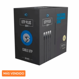 cable utp plus 305 metros | aleación 0,48 mm | cat 5e | ideal cctv y redes