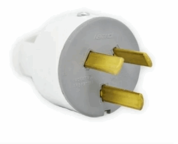 enchufe ficha con neutro macho 10 amp taad