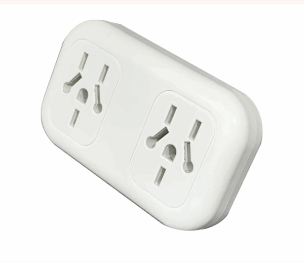 adaptador multificha doble perno chato