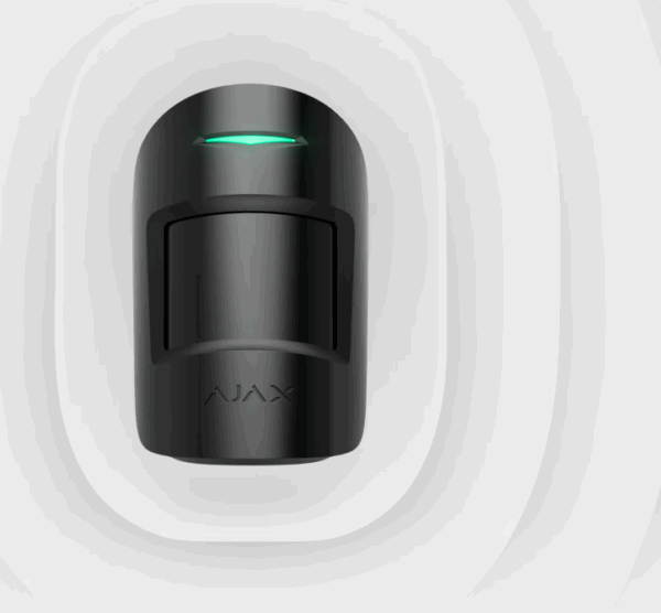 detector de movimiento con microondas ajax motionprotect plus