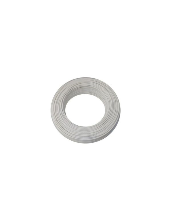 cable unipolar 1 mm blanco