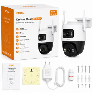 cámara imou cruiser dual 8mp ipc s7xep | wifi exterior ptz doble lente con ia, colorvu y seguimiento inteligente