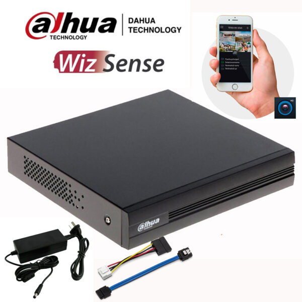 DVR Dahua 8 Canales DH-XVR1B08-I | Pentahíbrido 1080N + H.265+ + Audio Coaxial