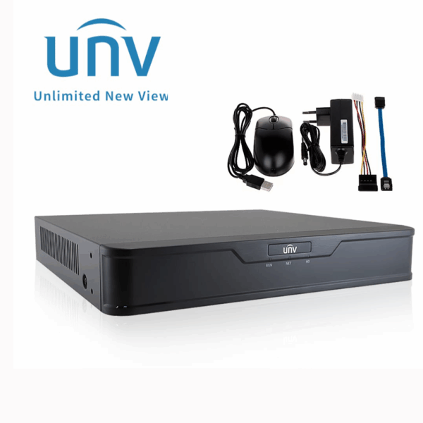 dvr unv xvr301 08f uniview 8 canales full hd con ia | multiformato + app móvil