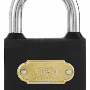 candado de hierro deli 63 mm – color negro