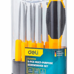 deli juego de desarmadores 9 pzs multipuntas edl 636009