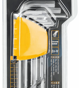 deli juego llaves hexagonales y punta bola 9 pzs edl 3088