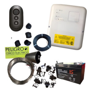 kit profesional cerco electrificador 5 hilos – uso residencial y comercial
