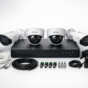 kit cctv full hd dahua de 4ch instalado
